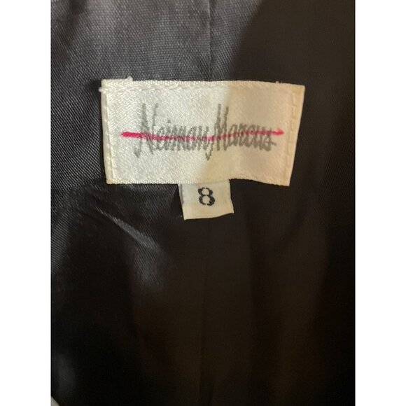 Neiman Marcus Black Gold Button Nautical Fitted Jacket Sz 8 - Picture 5 of 10